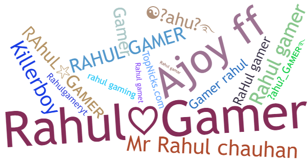 Nicknames for Rahulgamer