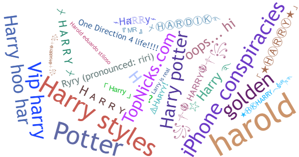 Nicknames for Harry