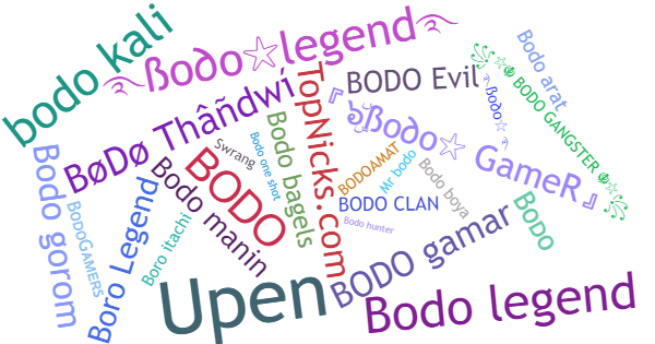 Nicknames for Bodo