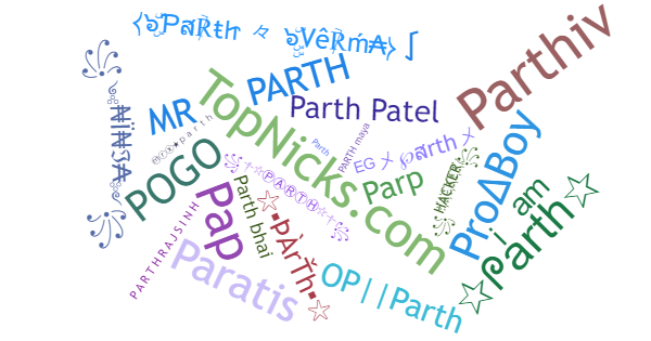 Nicknames for Parth