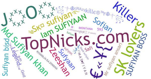 Nicknames for Sufiyan