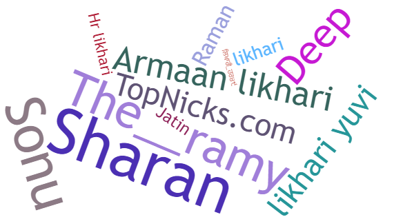 Nicknames for Likhari