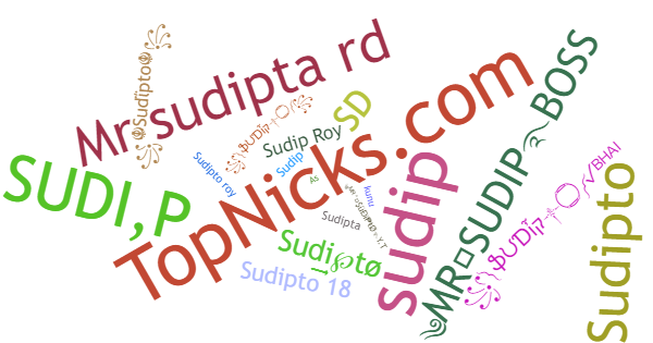 Nicknames for Sudipto