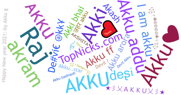 Nicknames for Akku