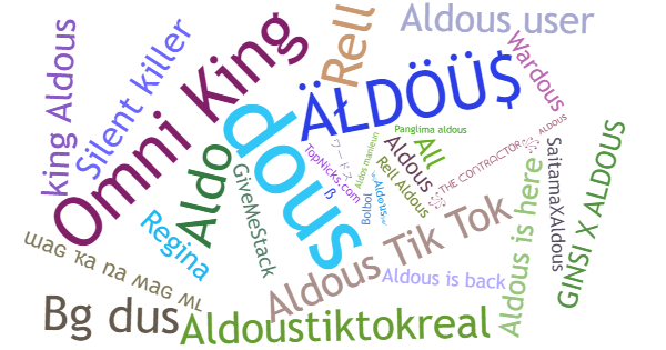 Nicknames for Aldous