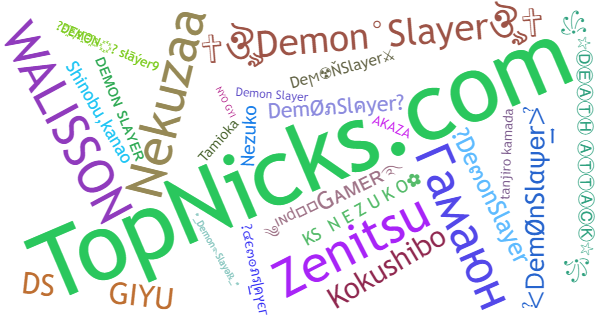 Nicknames for DemonSlayer