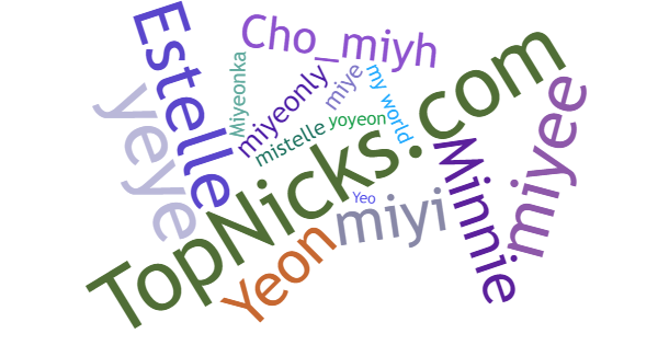 Nicknames for Miyeon