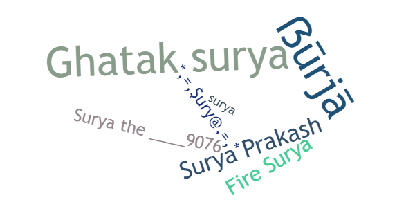 Nicknames for Surya