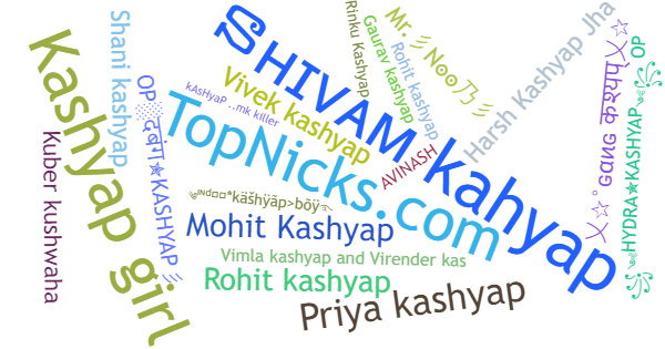 Nicknames for Kashyap