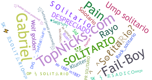 Nicknames for Solitario