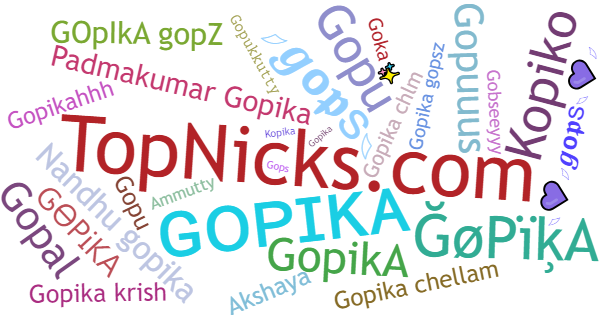 Nicknames for Gopika