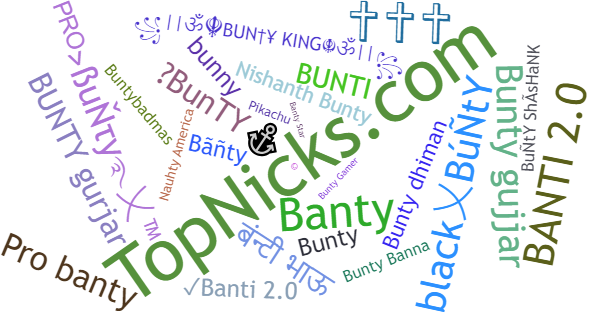 Nicknames for Bunty