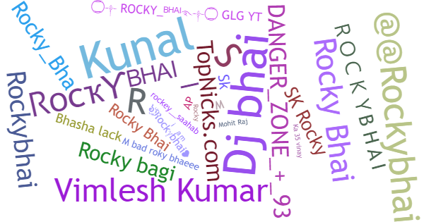 Nicknames for Rockybhai