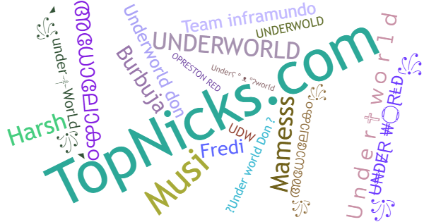 Nicknames for Underworld