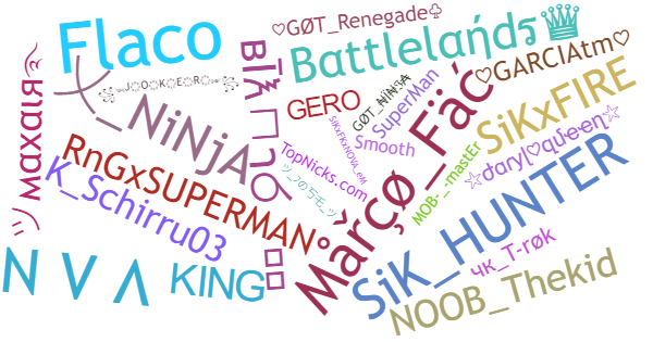 Nicknames for Battlelands