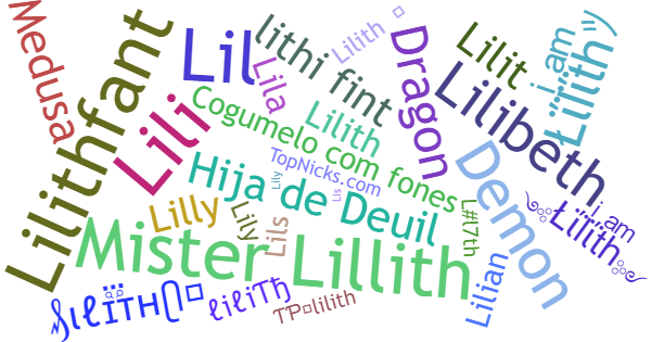 Nicknames for Lilith