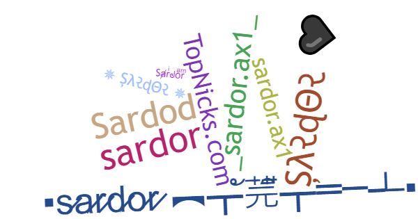 Nicknames for Sardor