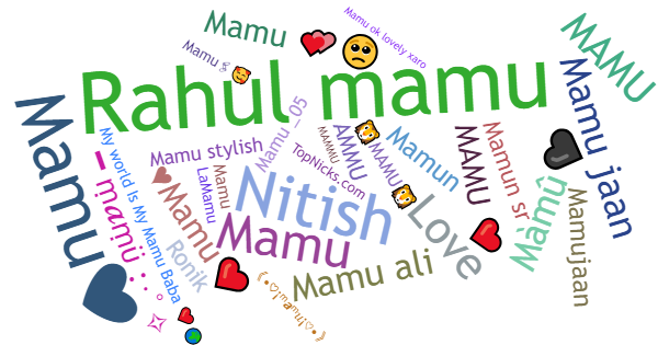 Nicknames for Mamu