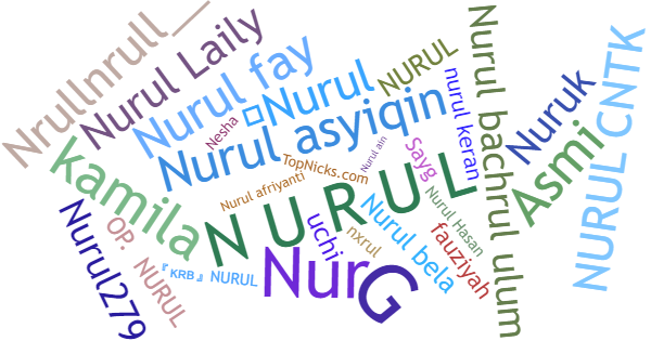 Nicknames for Nurul