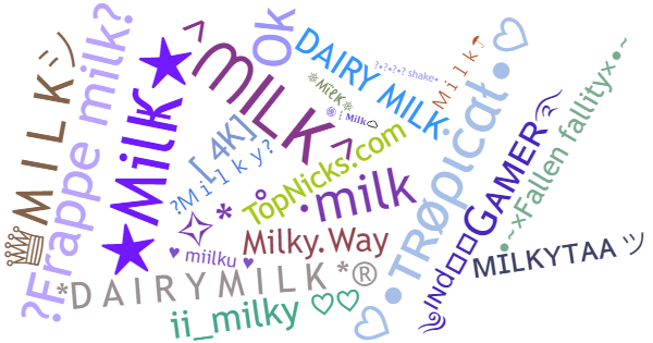 Nicknames for Milk