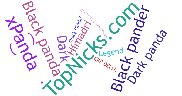 Nicknames for BlackPanda