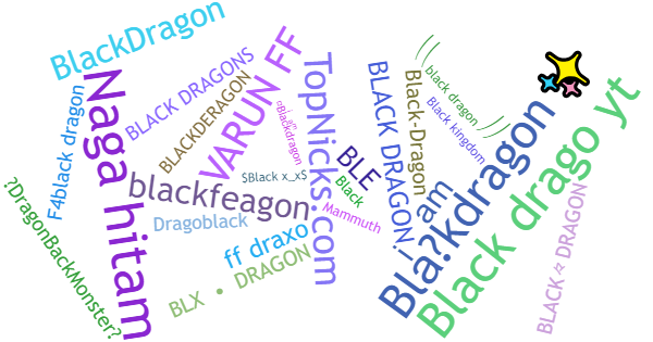 Nicknames for Blackdragon