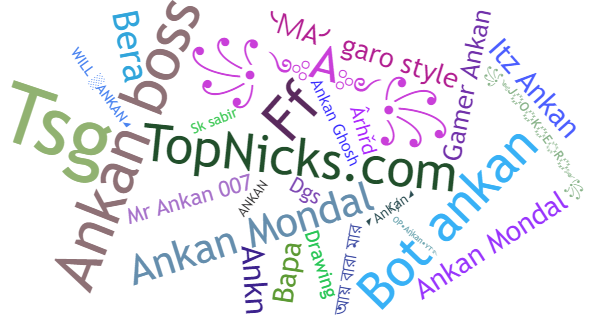 Nicknames for Ankan