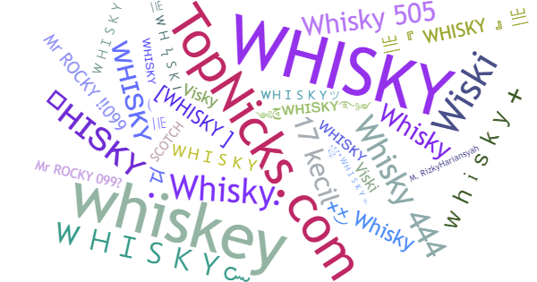 Nicknames for Whisky