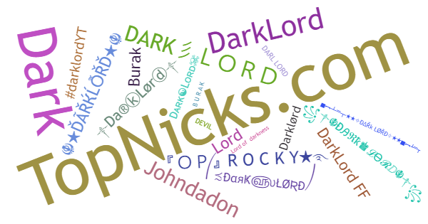 Nicknames for Darklord