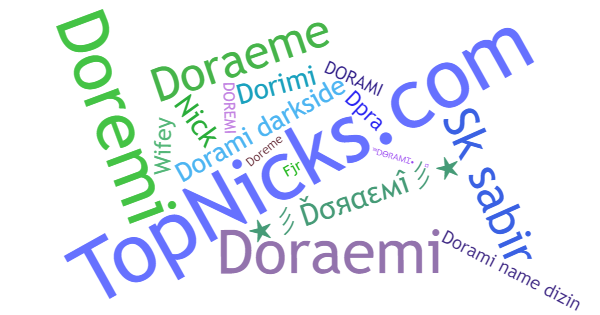 Nicknames for Dorami