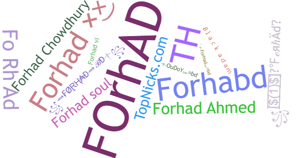 Nicknames for Forhad