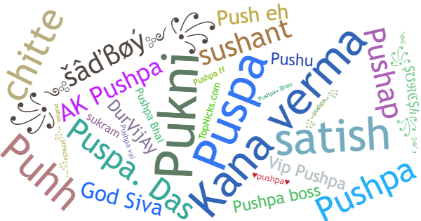 Nicknames for Pushpa