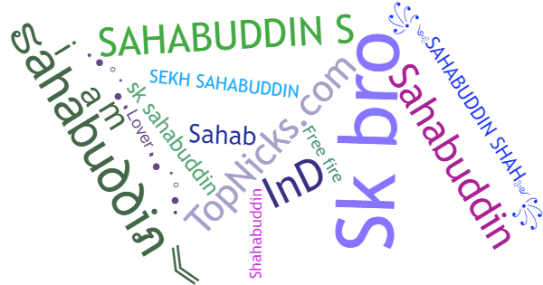 Nicknames for Sahabuddin