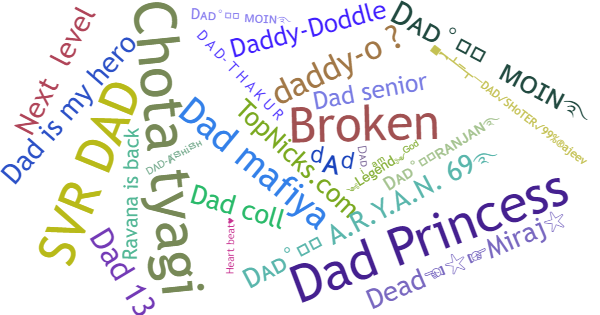 Nicknames for Dad