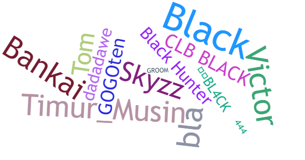 Nicknames for Black