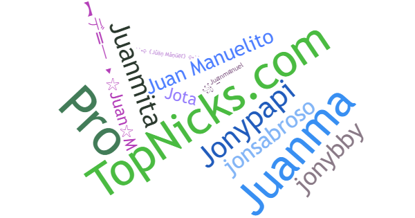 Nicknames for Juanmanuel