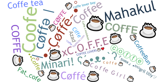 Nicknames for Coffe