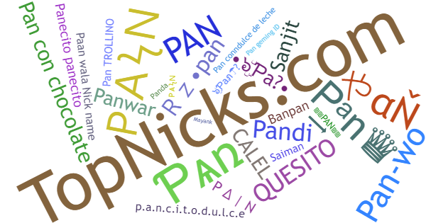 Nicknames for Pan