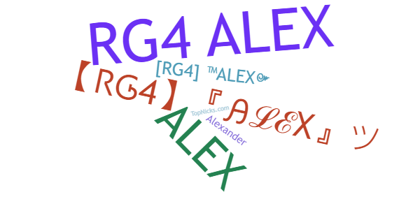 Nicknames for RG4ALEX