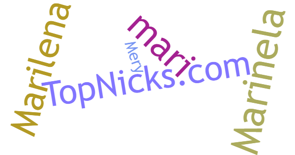 Nicknames for Marilena