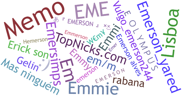 Nicknames for Emerson