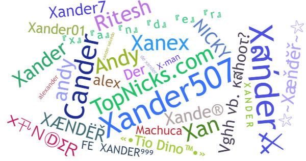 Nicknames for Xander