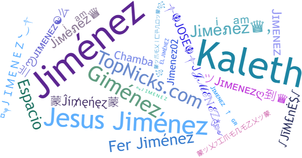 Nicknames for Jimenez