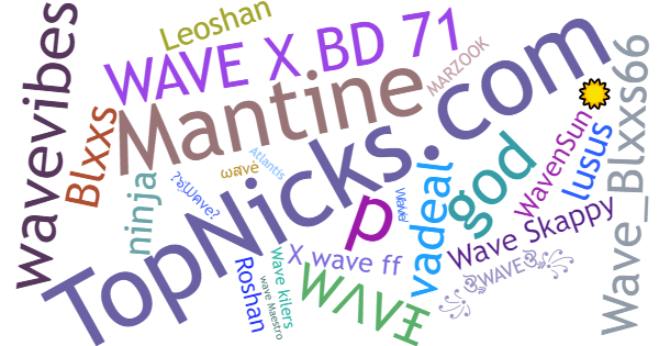 Nicknames for Wave