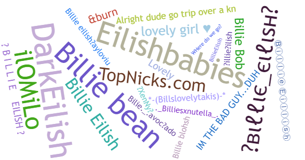 Nicknames for BillieEilish