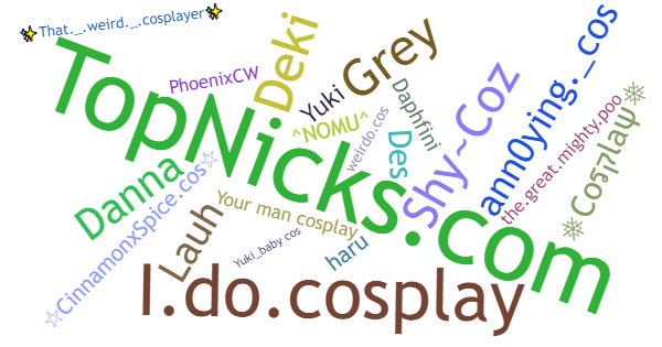 Nicknames for Cosplay