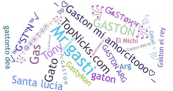 Nicknames for Gaston