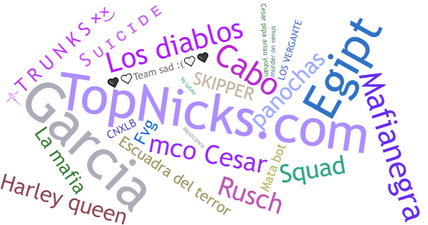 Nicknames for Escuadra