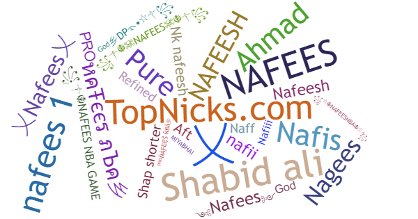 Nicknames for Nafees