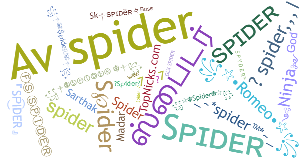 Nicknames for Spider